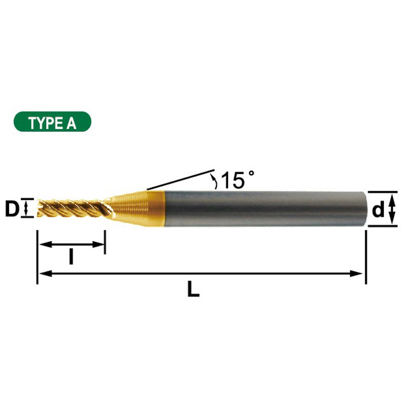 Model 2 MHD (Heavy cutting Operation Type), 4 Flutes