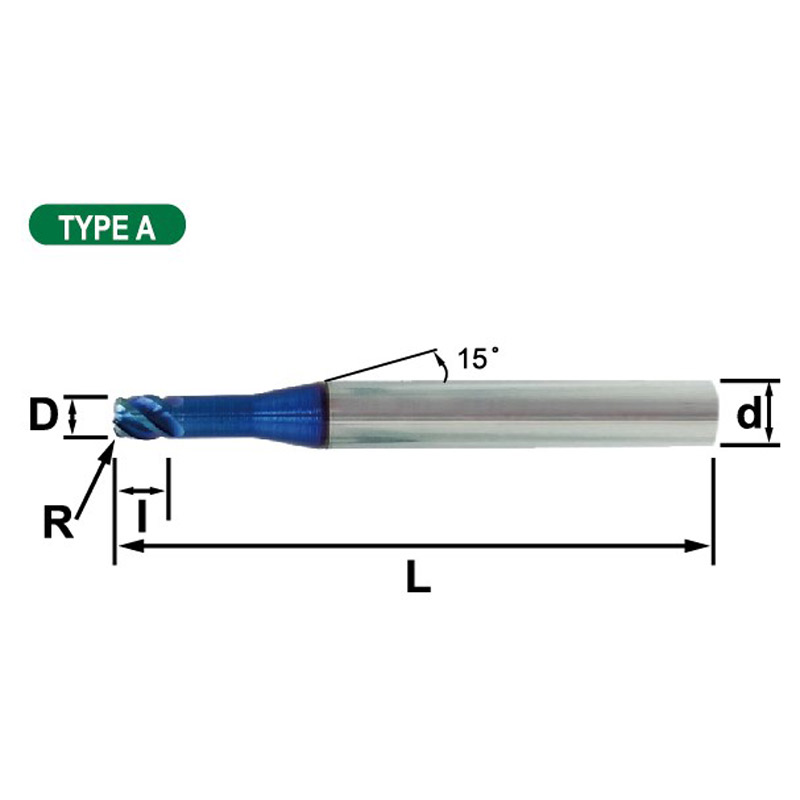 Model 638 RTA (Conner Radius),4 Flutes