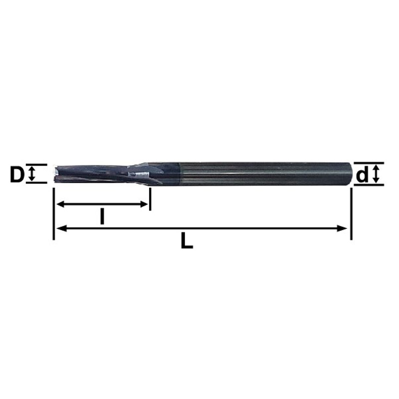 Model YYE For Composite Materials Tungsten Carbide Milling Cutter