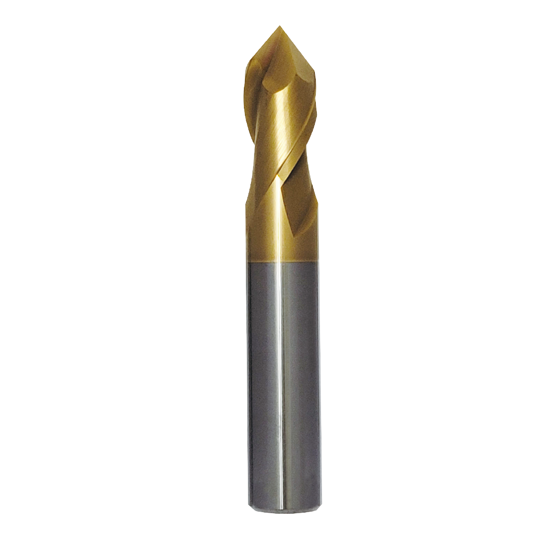 Model Tungsten Carbide V-Pointed End Mill (Drilling and Milling)